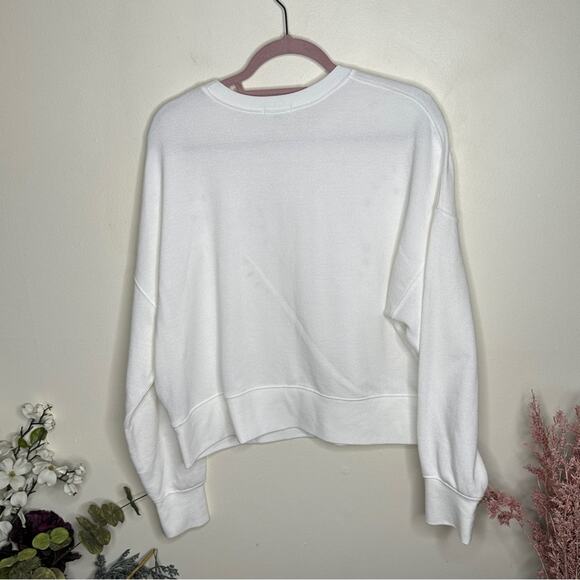 RAILS Alice Eyelet Embroidered Sweatshirt White {SS51} - Picture 6 of 8